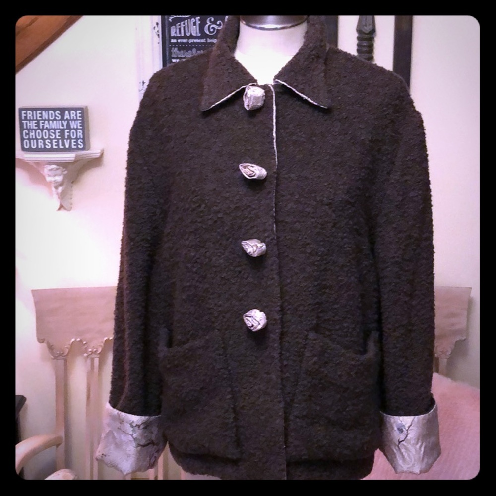 AN REN New York Pure Wool Designer Jacket